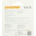 Флеш карта microSDXC 64GB Digma CARD30 V30 + adapter