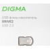 Флеш Диск Digma 128Gb DRIVE2 DGFUM128A20SR USB2.0 серебристый