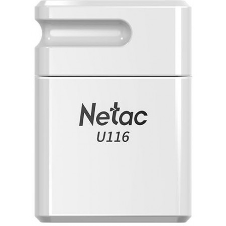 Флеш Диск Netac 64Gb U116 NT03U116N-064G-20WH USB2.0 белый