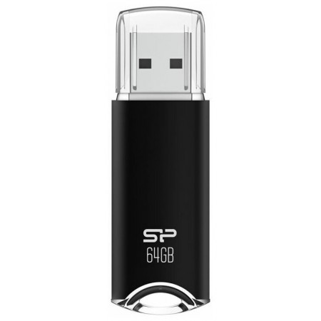 Флеш Диск Silicon Power 64Gb Helios H02 SP064GBUF2H02V1K USB2.0 черный