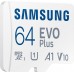 Флеш карта microSDXC 64GB Samsung MB-MC64KA EVO PLUS + adapter