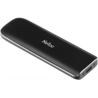 Накопитель SSD Netac USB-C 250Gb NT01ZX-250G-32BK ZX 1.8" черный