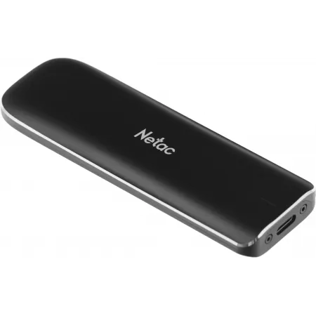 Накопитель SSD Netac USB-C 250Gb NT01ZX-250G-32BK ZX 1.8" черный