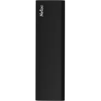 Накопитель SSD Netac USB-C 500Gb NT01ZSLIM-500G-32BK Z Slim 1.8" черный