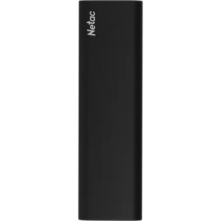 Накопитель SSD Netac USB-C 500Gb NT01ZSLIM-500G-32BK Z Slim 1.8" черный