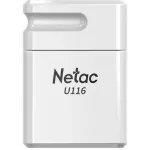 Флеш Диск Netac 64Gb U116 NT03U116N-064G-30WH USB3.0 белый