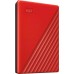 Жесткий диск WD USB3.2 Gen1 2TB WDBYVG0020BRD-WESN My Passport 2.5" красный