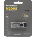 Флеш Диск Hikvision 128GB M200S HS-USB-M200S/128G/U3 USB3.0 серебристый/черный