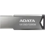 Флеш Диск A-Data 128Gb UV350 AUV350-128G-RBK USB3.0 серебристый