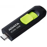 Флеш Диск A-Data 32Gb Type-C UC300 ACHO-UC300-32G-RBK/GN USB3.2 черный/зеленый Флеш Диск A-Data 32Gb Type-C UC300 ACHO-UC300-32G-RBK/GN USB3.2 черный/зеленый