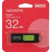 Флеш Диск A-Data 32Gb Type-C UC300 ACHO-UC300-32G-RBK/GN USB3.2 черный/зеленый