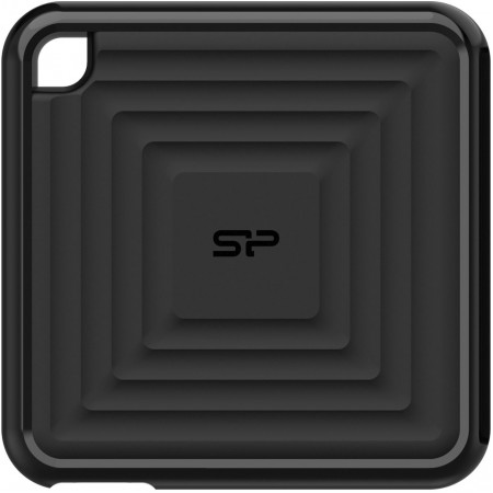 Накопитель SSD Silicon Power USB-C 512Gb SP512GBPSDPC60CK PC60 1.8" черный