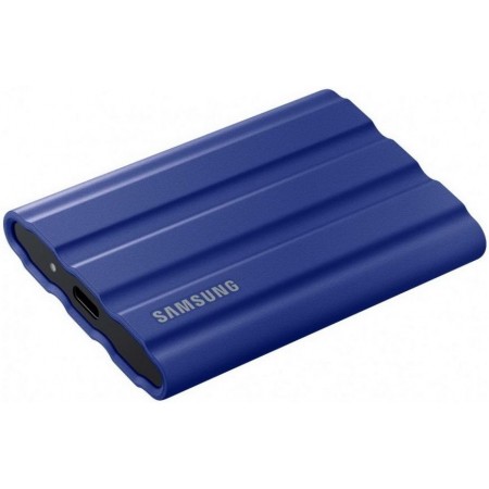 Накопитель SSD Samsung Original USB-C 1Tb MU-PE1T0R/WW Shield T7 1.8" синий