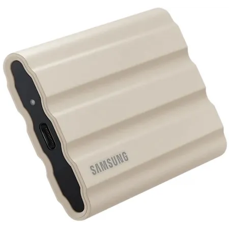 Накопитель SSD Samsung Original USB-C 2Tb MU-PE2T0K/WW Shield T7 1.8" бежевый