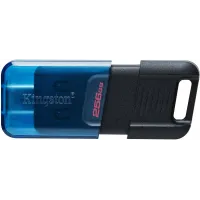 Флеш Диск Kingston 256Gb DataTraveler 80 M Type-C DT80M/256GB USB3.2 черный
