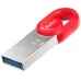 Флеш Диск Netac 32Gb UM2 NT03UM2N-032G-32RE USB3.2 серебристый/красный