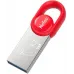 Флеш Диск Netac 64Gb UM2 NT03UM2N-064G-32RE USB3.2 серебристый/красный