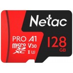 Флеш карта microSDXC 128GB Netac NT02P500PRO-128G-S P500 Extreme Pro A1 w/o adapter