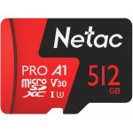 Флеш карта microSDXC 512GB Netac NT02P500PRO-512G-S P500 Extreme Pro