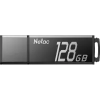 Флеш Диск Netac 128Gb U351 NT03U351N-128G-20BK USB2.0 серый