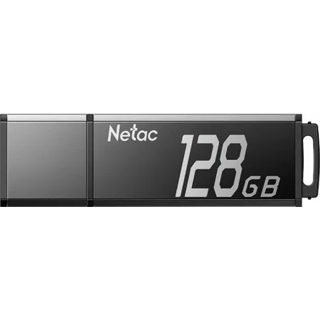 Флеш Диск Netac 128Gb U351 NT03U351N-128G-20BK USB2.0 серый