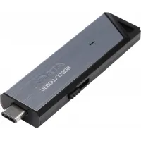 Флеш Диск A-Data 128Gb Type-C UE800 AELI-UE800-128G-CSG USB3.2 серебристый