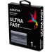 Накопитель SSD A-Data USB-C 1Tb AELI-SE880-1TCGY SE880 2.5" серый