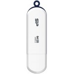 Флеш Диск Silicon Power 64Gb Blaze B32 SP064GBUF3B32V1W USB3.0 белый/синий