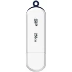 Флеш Диск Silicon Power 256Gb Blaze B32 SP256GBUF3B32V1W USB3.2 белый/синий
