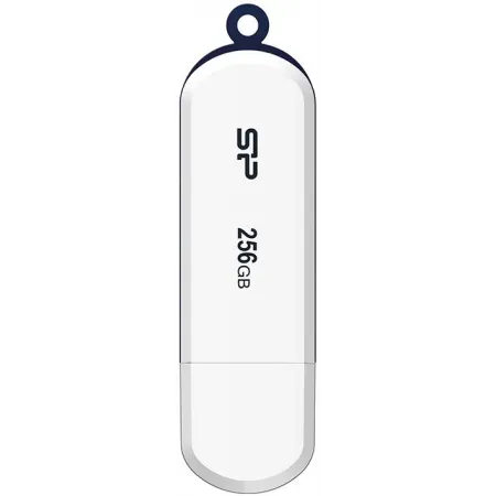 Флеш Диск Silicon Power 256Gb Blaze B32 SP256GBUF3B32V1W USB3.2 белый/синий