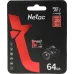 Флеш карта microSDXC 64GB Netac NT02P500PRO-064G-S P500 Extreme Pro w/o adapter