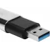 Флеш Диск Netac 256GB US2 NT03US2N-256G-32SL USB3.1 черный/серебристый