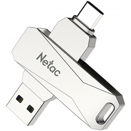 Флеш Диск Netac 128GB U782C NT03U782C-128G-30PN USB3.0 серебристый