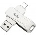 Флеш Диск Netac 128GB U782C NT03U782C-128G-30PN USB3.0 серебристый