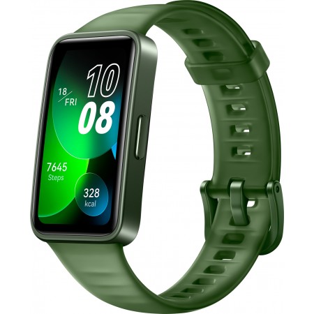 Фитнес-трекер Huawei Band 8 ASK-B19 AMOLED корп.:зеленый рем.:зеленый (55020ANK)