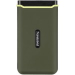 Накопитель SSD Transcend USB-C 500Gb TS500GESD380C темно-зеленый
