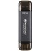 Накопитель SSD Transcend USB-C 256GB TS256GESD310C серый USB-A