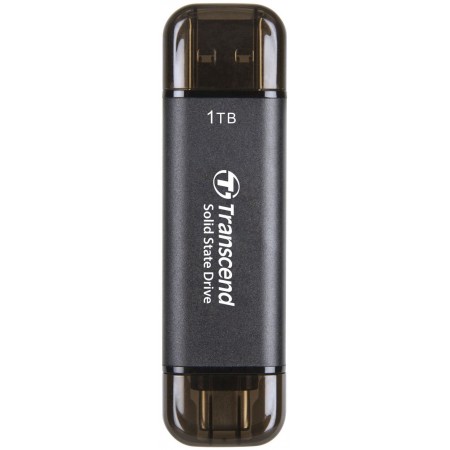 Накопитель SSD Transcend USB-C 1TB TS1TESD310C серый USB-A