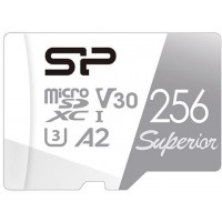 Флеш карта microSDXC 256GB Silicon Power SP256GBSTXDA2V20 Superior V30 A2 w/o adapter