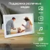 Фоторамка Digma 15.6" PF-1500 IPS 1920x1080 белый пластик ПДУ Видео