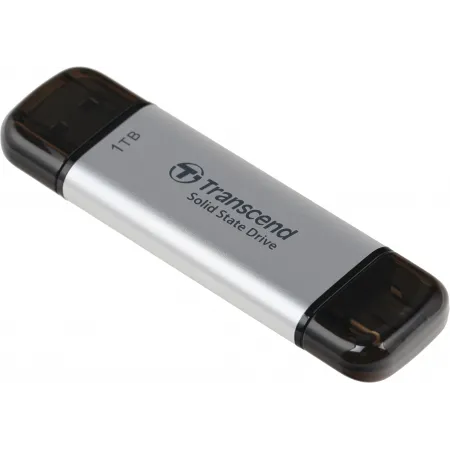 Накопитель SSD Transcend USB-C 1TB TS1TESD310S серебристый USB-A