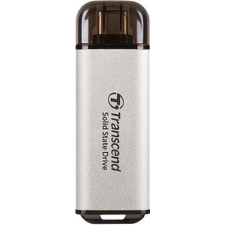 Накопитель SSD Transcend USB-C 512GB TS512GESD300S ESD300 серебристый