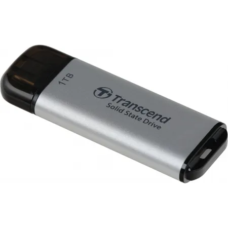 Накопитель SSD Transcend USB-C 1TB TS1TESD300S ESD300 серебристый