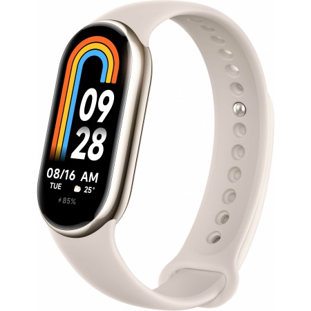 Фитнес-трекер Xiaomi Smart Band 8 M2239B1 AMOLED корп.:золото белое рем.:бежевый (BHR7166GL)