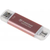 Накопитель SSD Transcend USB-C 1TB TS1TESD310P розовый USB-A
