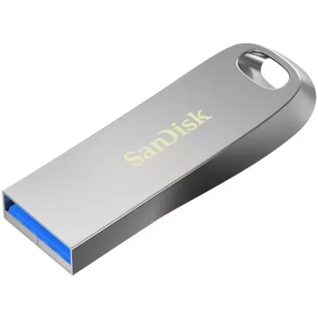 Флеш Диск Sandisk 512GB Ultra Luxe SDCZ74-512G-G46 USB3.0 серебристый