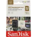 Флеш карта microSDXC 32GB Sandisk SDSQQVR-032G-GN6IA Max Endurance + adapter