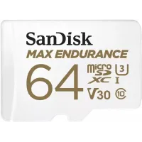Флеш карта microSDXC 64GB Sandisk SDSQQVR-064G-GN6IA Max Endurance + adapter