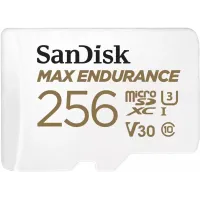 Флеш карта microSDXC 256GB Sandisk SDSQQVR-256G-GN6IA Max Endurance + adapter