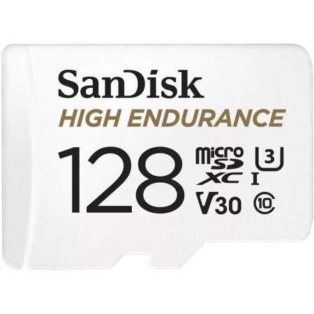 Флеш карта microSDXC 128GB Sandisk SDSQQNR-128G-GN6IA High Endurance V30 + adapter